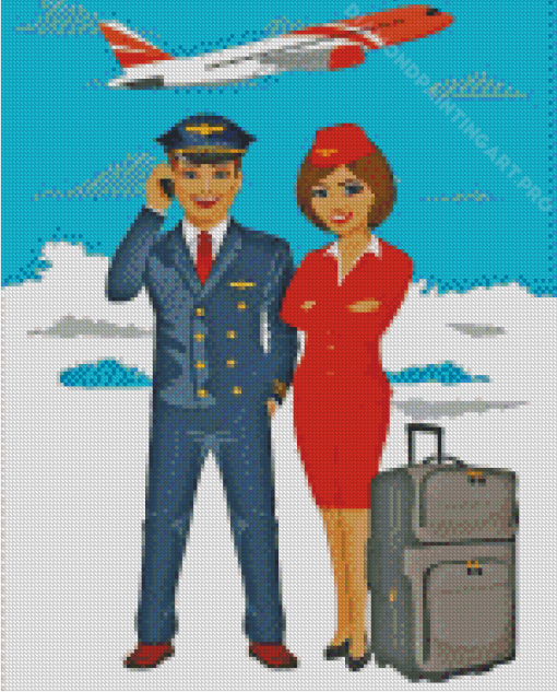 Flight Crew Diamond Painting