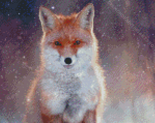 Fox Snow Diamond Painting