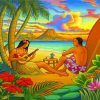 Hawaiian Couple Diamond Painting