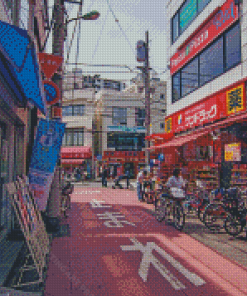 Kawaguchi Streets Diamond Painting