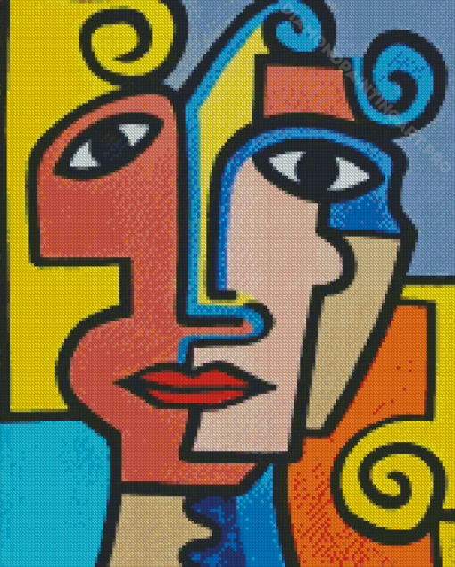 Laurent Folco Cubism Art Diamond Painting