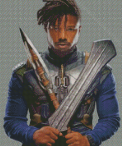 Marvel Killmonger Diamond Painting