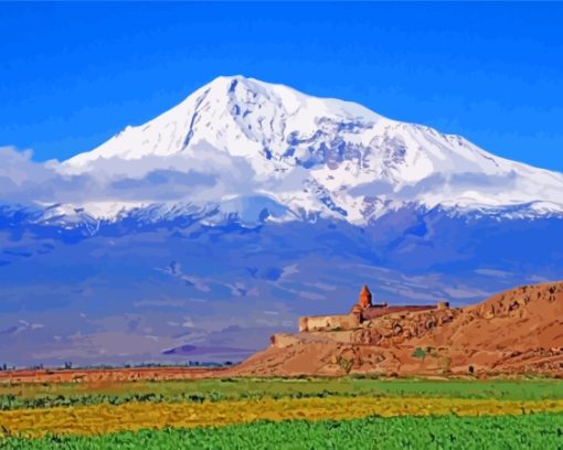 Mount Ararat Volcano Diamond Painting