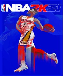 NBA 2k Zion Williamson Diamond Painting