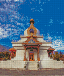 National Memorial Chorten Bhutan Diamond Painting