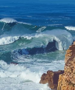 Nazare Portugal View Diamond Painting