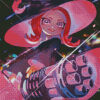 Octoling Witch Splatoon 3 Game Diamond Painting