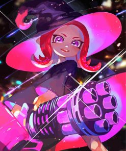 Octoling Witch Splatoon 3 Game Diamond Painting