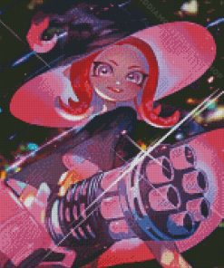 Octoling Witch Splatoon 3 Game Diamond Painting