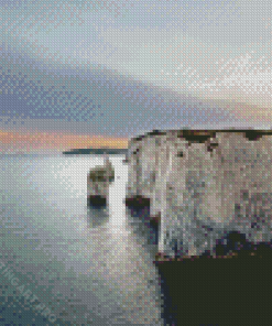 Old Harry Rocks England Dorset Diamond Painting