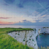 Old Harry Rocks Landscape Diamond Painting