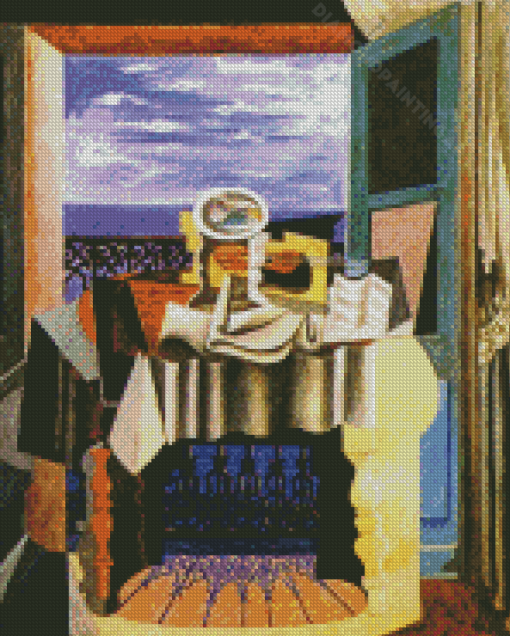 Pablo Picasso Still Life In Front On Window Diamond Painting