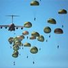 Paratroopers And Military Plane Diamond Painting