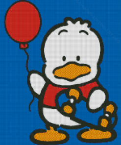 Pekkle White Duck Diamond Painting