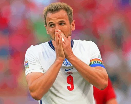 Professional Footballer Harry Kane Diamond Painting