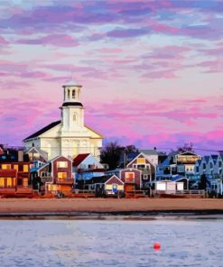 Provincetown At Sunset Diamond Painting