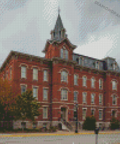 Purdue University Building Diamond Painting