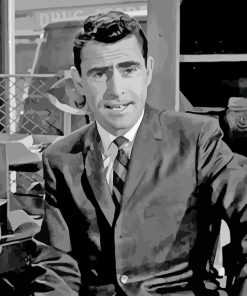 Rod Serling The Twilight Zone Character Diamond Painting