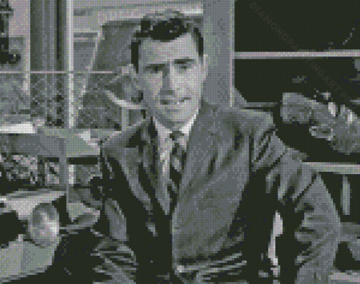 Rod Serling The Twilight Zone Character Diamond Painting