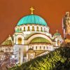 Saint Sava Temple Belgrade Serbia Diamond Painting