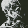 Skeleton Smoking Art Diamond Painting