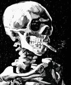 Skeleton Smoking Art Diamond Painting