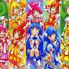 Smile Precure Characters Diamond Painting