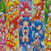 Smile Precure Characters Diamond Painting