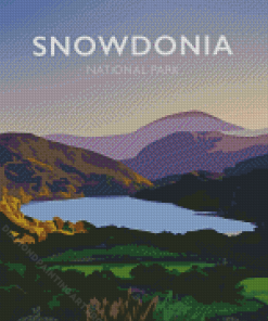 Snowdonia National Park Poster Diamond Painting