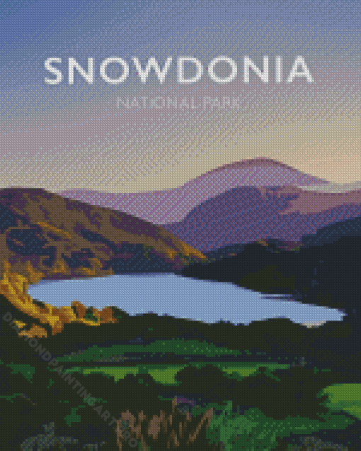 Snowdonia National Park Poster Diamond Painting