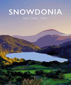 Snowdonia National Park Poster Diamond Painting