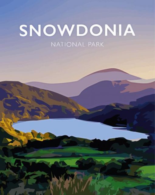 Snowdonia National Park Poster Diamond Painting