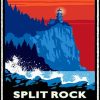 Split Rock Lighthouse Poster Art Diamond Painting