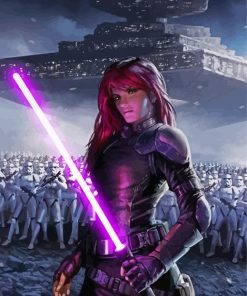 Star Wars Mara Jade Diamond Painting