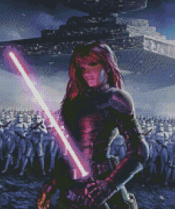 Star Wars Mara Jade Diamond Painting