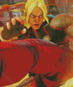 Street Fighter Ken Masters Diamond Painting