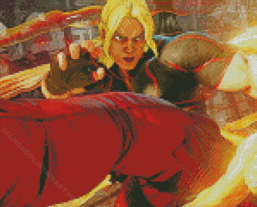 Street Fighter Ken Masters Diamond Painting