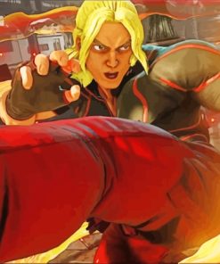 Street Fighter Ken Masters Diamond Painting