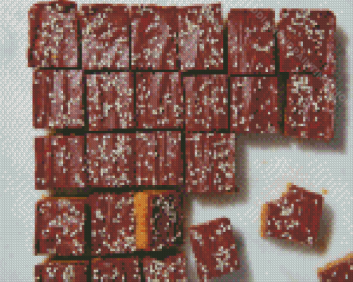 Tahini Chocolate Bars Diamond Painting