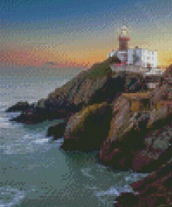 The Baily Lighthouse Howth Diamond Painting