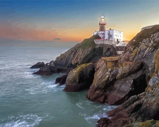 The Baily Lighthouse Howth Diamond Painting