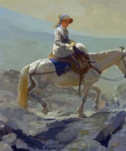 The Bridle Path White Mountains By Homer Winslow Diamond Painting