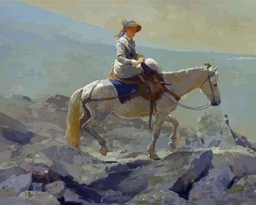 The Bridle Path White Mountains By Homer Winslow Diamond Painting