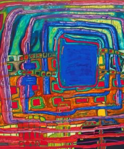 The I Still Do Not Know By Hundertwasser Diamond Painting