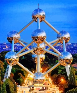 The Atomium Diamond Painting