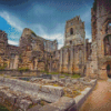 The Fountains Abbey Diamond Painting