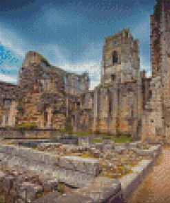 The Fountains Abbey Diamond Painting