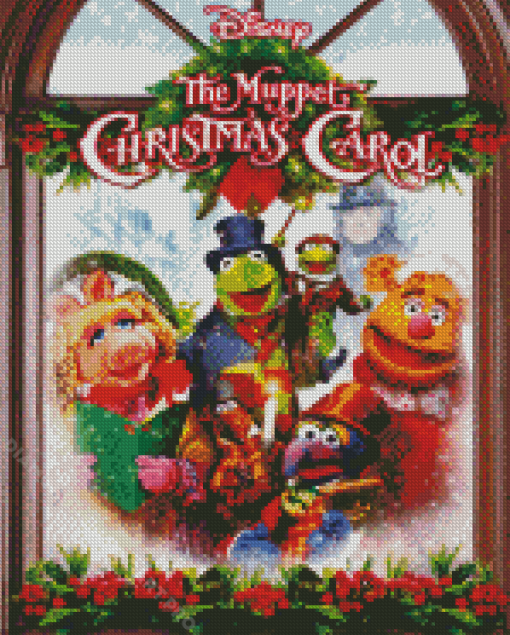 The Muppet Christmas Card Disney Movie Diamond Painting