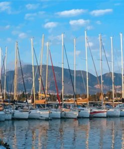 Turkey Marmaris Sailing Boats Diamond Painting