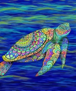 Turtle Mandala Diamond Painting